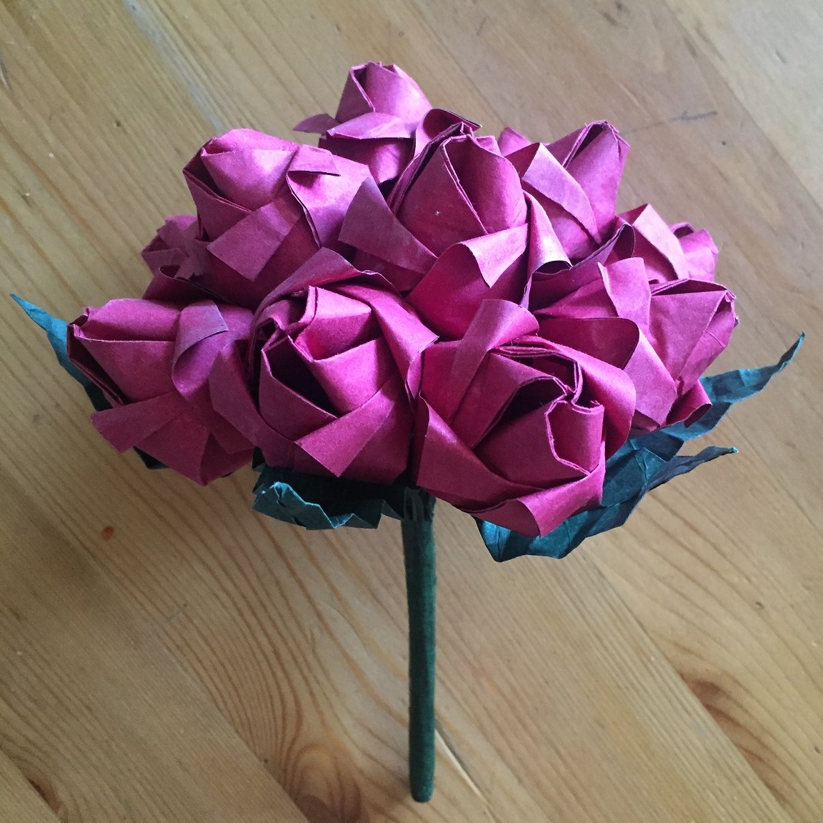 Origami Valentines Day Custom Flowers