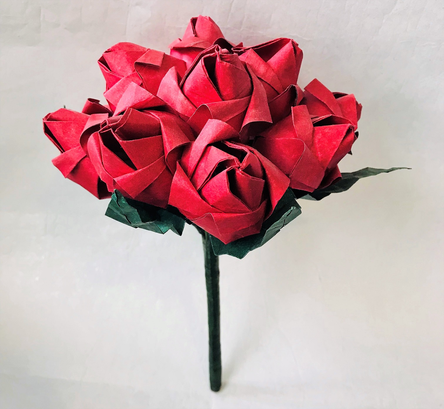 Origami Valentines Day Dozen Roses